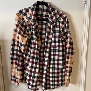 Distressed WSU Flannel